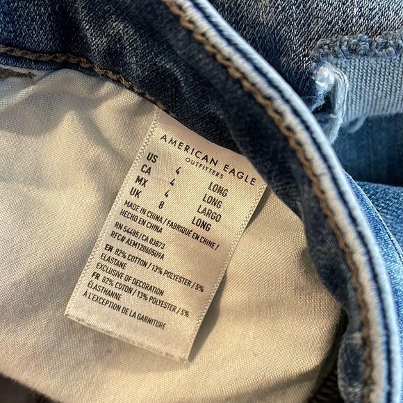American Eagle Super Hi-Rise Jeggjng size 4 Long. - Picture 5 of 5